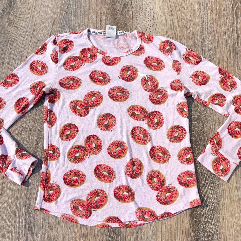 Victoria Secret PINK doughnut pajama top